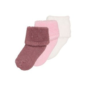 LILIPUT Ponožky  růžová / růže / bílá