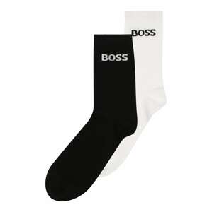 BOSS Kidswear Ponožky  černá / bílá