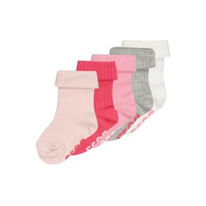 BOSS Kidswear Ponožky  šedá / pitaya / pastelově růžová / světle růžová / bílá