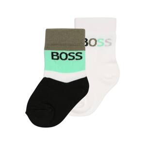BOSS Kidswear Ponožky  olivová / mátová / černá / bílá