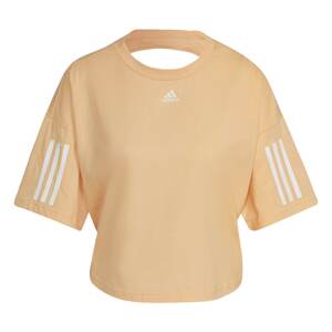ADIDAS SPORTSWEAR Funkční tričko  pastelově oranžová / bílá