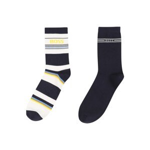 BOSS Kidswear Ponožky  světlemodrá / tmavě modrá / hnědá / žlutá / bílá