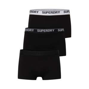 Superdry Boxerky  černá / bílá