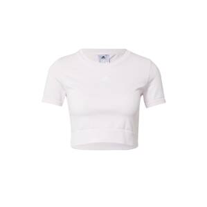 ADIDAS SPORTSWEAR Funkční tričko světle fialová / bílá