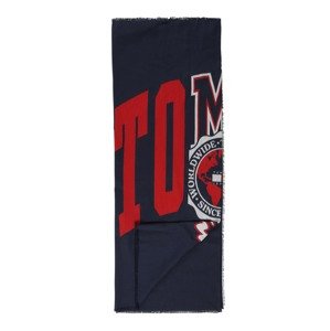 Tommy Jeans Šátek 'Heritage'  námořnická modř / červená / bílá