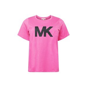 Michael Kors Plus Tričko  tmavě růžová / černá