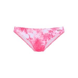 VENICE BEACH Spodní díl plavek pink / bílá