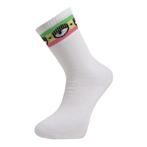 Chiara Ferragni Ponožky 'CALZINI' žlutá / zelená / pink / černá / bílá