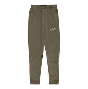 NIKE Sportovní kalhoty  zelená / černá / bílá