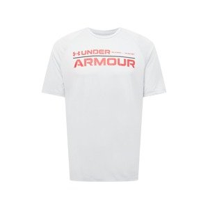 UNDER ARMOUR Funkční tričko  světle šedá / melounová / černá