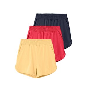 NAME IT Kalhoty 'Valinka'  námořnická modř / světle žlutá / červená