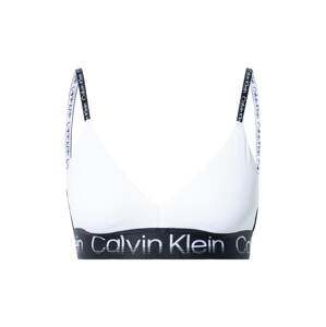 Calvin Klein Performance Sportovní podprsenka  černá / bílá