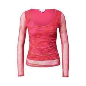 Warehouse Tričko 'Jemma Lewis' pink / tmavě růžová / červená