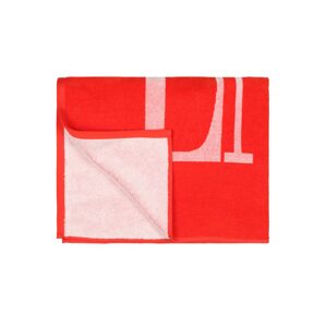 Emporio Armani Plážový ručník  oranžově červená / bílá