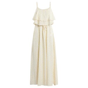 MYMO Letní šaty  žlutá / barva bílé vlny