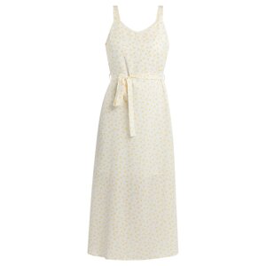MYMO Letní šaty  světle žlutá / barva bílé vlny
