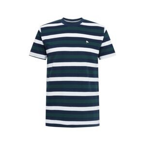 Wemoto Tričko 'Arthur'  námořnická modř / smaragdová / bílá
