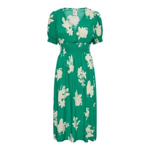 Y.A.S Letní šaty 'Laura'  smaragdová / bílá