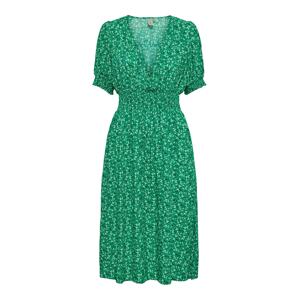 Y.A.S Letní šaty 'Laura'  zelená / světle zelená / černá / bílá