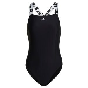 ADIDAS SPORTSWEAR Sportovní plavky černá / bílá