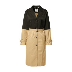 RINO & PELLE Přechodný kabát  světle hnědá / černá