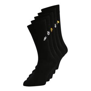 BURTON MENSWEAR LONDON Ponožky  šafrán / černá / bílá