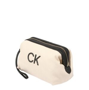 Calvin Klein Toaletní taška  krémová / černá