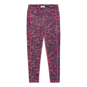 COLUMBIA Sportovní kalhoty  námořnická modř / chladná modrá / pink / pastelově růžová / burgundská červeň