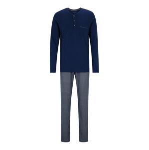SCHIESSER Pyžamo dlouhé  námořnická modř / chladná modrá