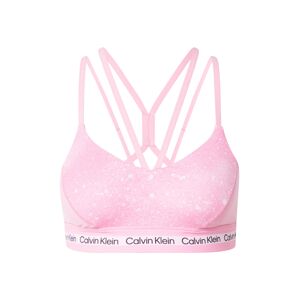 Calvin Klein Performance Sportovní podprsenka 'WO'  růžová / bílá
