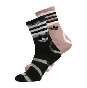 ADIDAS ORIGINALS Ponožky  šedá / bledě fialová / černá / bílá
