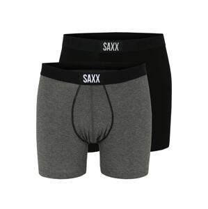 SAXX Sportovní spodní prádlo  šedý melír / černá / bílá