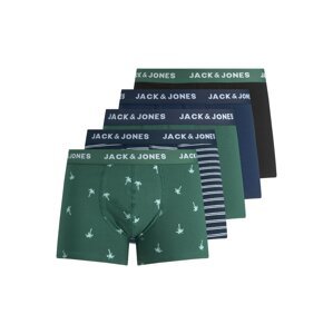 JACK & JONES Boxerky 'LECTER'  námořnická modř / zelená / černá / bílá