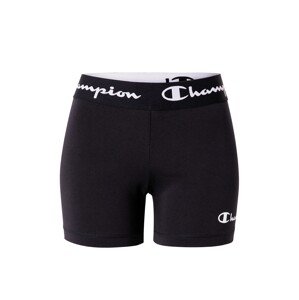 Champion Authentic Athletic Apparel Sportovní kalhoty  černá / bílá