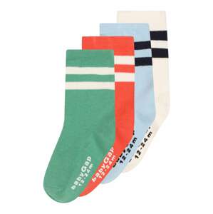 GAP Ponožky  noční modrá / světlemodrá / zelená / svítivě oranžová / přírodní bílá