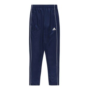 ADIDAS PERFORMANCE Sportovní kalhoty 'CORE 18'  námořnická modř / bílá