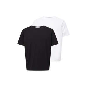 NU-IN Plus Tričko  černá / bílá