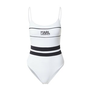 Karl Lagerfeld Plavky  černá / offwhite