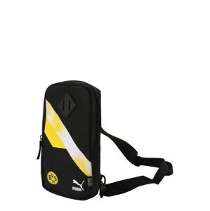 PUMA Sportovní taška 'Iconic'  černá / bílá / žlutá