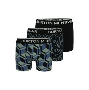 BURTON MENSWEAR LONDON Boxerky  marine modrá / noční modrá / khaki / černá / bílá