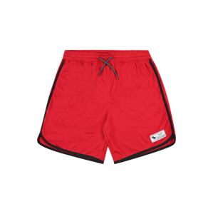 Abercrombie & Fitch Kalhoty  červená / černá / bílá