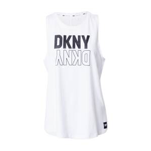 DKNY Performance Sportovní top  černá / bílá