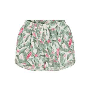 NAME IT Kalhoty 'Jasphine'  krémová / pastelově zelená / pink