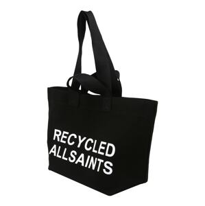 AllSaints Nákupní taška 'ACARI'  černá / bílá