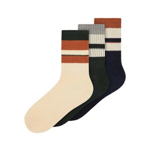 NAME IT Ponožky 'KALEB'  námořnická modř / béžová / oranžový melír / černý melír / šedý melír