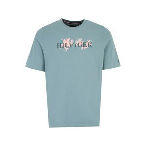 Tommy Hilfiger Big & Tall Tričko  kouřově modrá / petrolejová / růžová