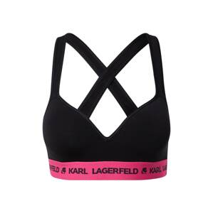 Karl Lagerfeld Podprsenka  pink / černá