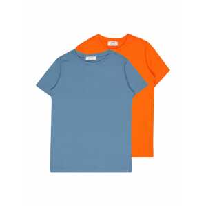 Trendyol Tričko chladná modrá / oranžová
