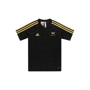 ADIDAS SPORTSWEAR Funkční tričko  zlatá / černá