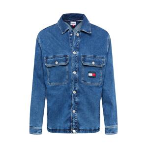 Tommy Jeans Přechodná bunda námořnická modř / modrá džínovina / červená / bílá